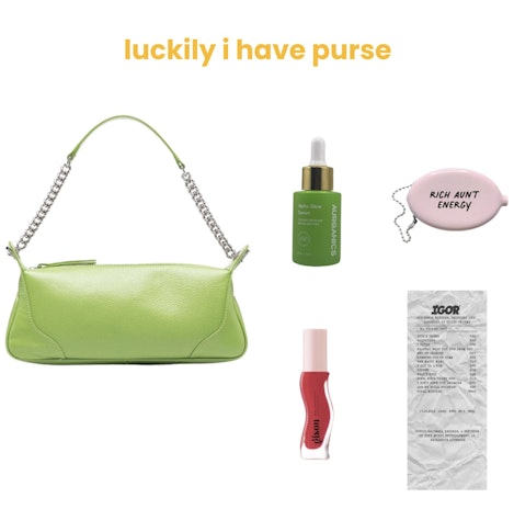 Luckly I have purse
